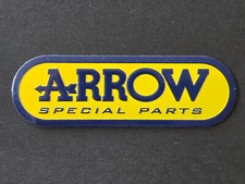 Arrow Exhaust Emblem Sticker Heat Resistant Aluminum