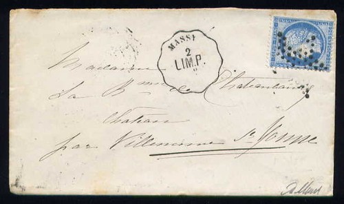 Rare lettre pour villeneuve - rare,
