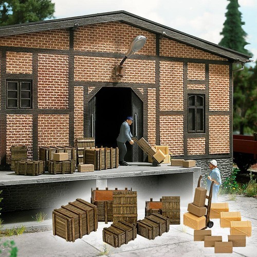 Boîtes bois chariot - boîtes, en