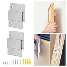 Pinces Z 4 pièces pour suspendre miroirs lourds têtes de lit et photos avec qu