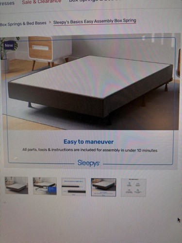 New queen box spring - new,