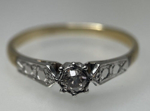 Bague solitaire art déco - bague,