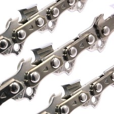 3x Chaînes de Scie 3/8 " LP 1,1mm 043 ") 56TG 40cm Chaîne pour Tronçonneuse