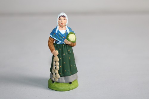 Santon carbonel femme - femme, chou