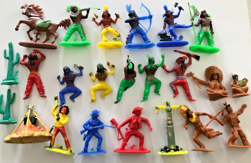 Lot figurines indiens - figurines, 1/32