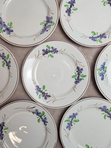 Lot assiettes anciennes - 9,