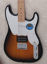 #3 Vintage Modified Squier 51 Electric Guitar Sunburst, new, never played.