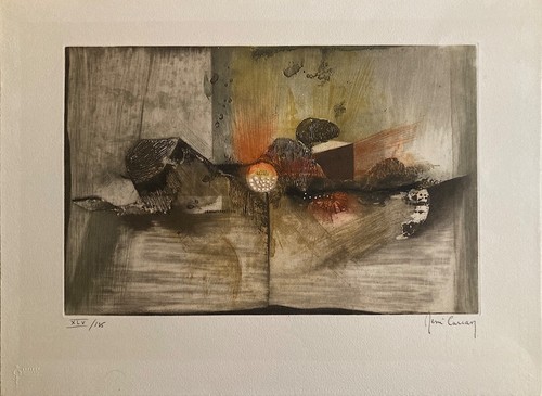 René carcan gravure originale - gravure,