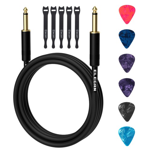 50ft guitar cable gold plated - gold,