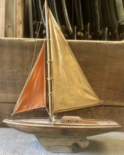 Sailboat "Greiner" No. 252 old toy pool boat