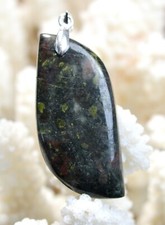 Rubis / schiste 41 carats - pendentif cabochon pierre naturelle - Inde/ AY69