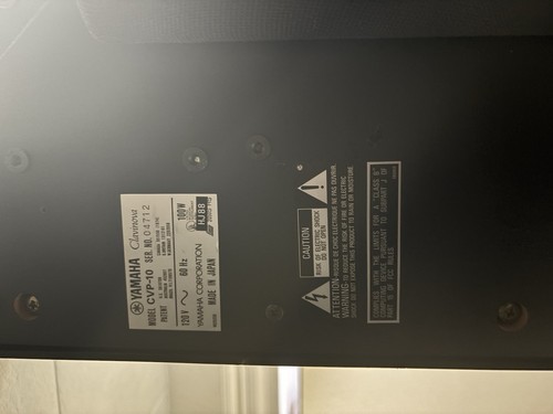 Yamaha clavinova cvp - yamaha, cvp-10
