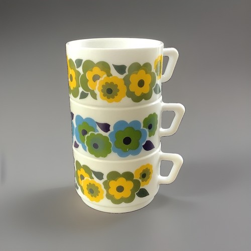 1970 tasse arcopal lotus - 3,