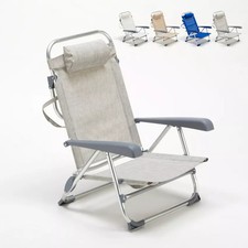 Chaise longue de plage transat