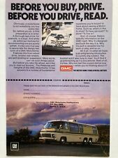 1978 GMC Motorhome Print Ad Camper
