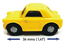 Fiat 1100 - Vintage Plastic  Buggy friction Toy Bubble Car 