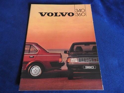 Catalogue volvo 340 360 - 340, /