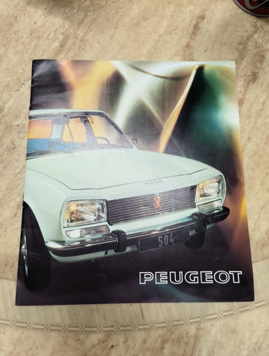 Peugeot 504 dépliant officiel - peugeot,