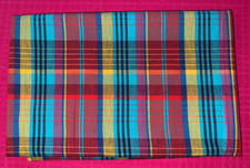 Tissu vintage coton madras