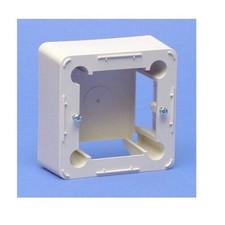 Niko 11-771 Single Surface Mount Box, PR20 Cream, 85mm x 85mm x 37mm