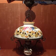 Lustre Ancien En Céramique Et