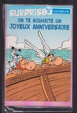CARTE ANNIVERSAIRE UDERZO . ASTÉRIX . ALBERT RENÉ . 1999 . ( EDR 26 ) .