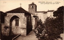 Old postcard AK CEILHES The Church Gothic style of the twelfth century (687060)