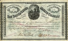 1879 Silver Chord Mining Stock Certificate