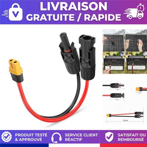 Câble adaptateur panneau - adaptateur,