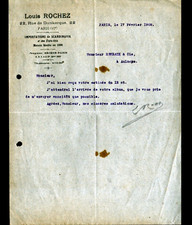 "PARIS (X°) GRANITE MARBLE ITEMS by SCANDINAVIA & U.S.A. "Louis ROCHEZ" 1909