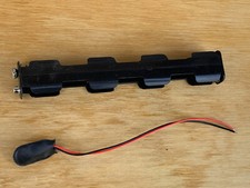Battery holder + 9v connector