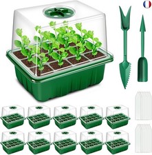 YAUNGEL Mini Serre pour Plantes, 10 Pièces 120 Cellules Intérieure Plateau S