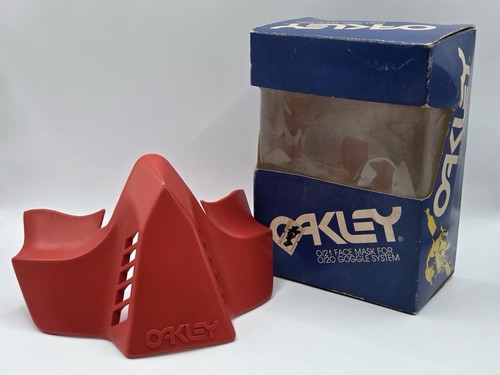 Oakley face mask red - oakley,