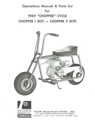 1969 rupp chopper - chopper, i