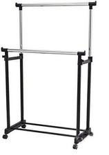 Porte-manteau double réglable