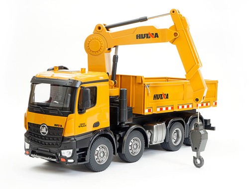 Camion benne avec grue - camion, 8