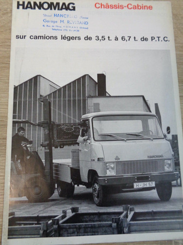 Hanomag catalogue brochure - hanomag,
