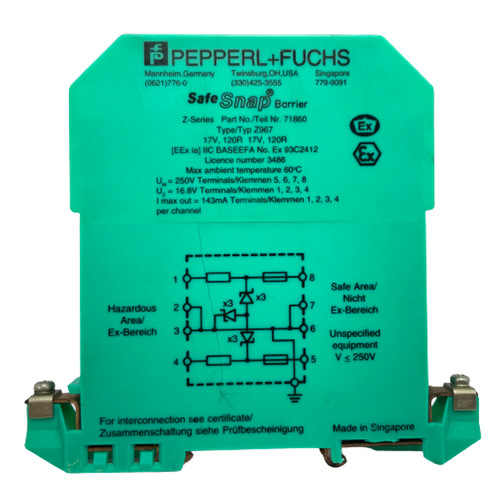 Pepperl fuchs z967 71860 - +,