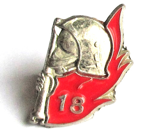 Pin sapeur pompier 18 - sapeur,