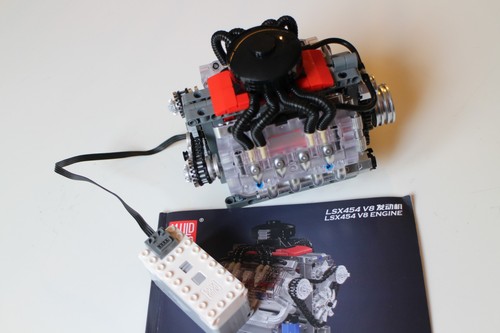Moteur electrique puzzle v8 - puzzle,