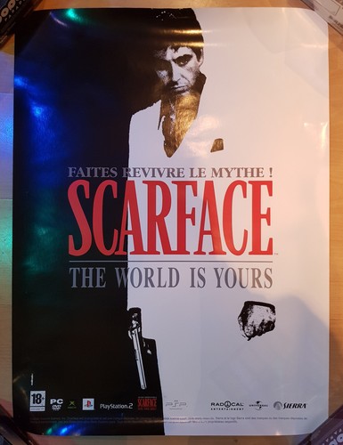 Scarface plv rare affiche - -,