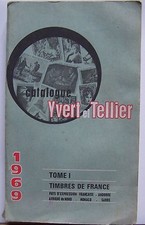 § catalogue timbres poste YVERT ET TELLIER 1969