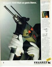 1982 Advertising 029 Peugeot Electric Tool Drill