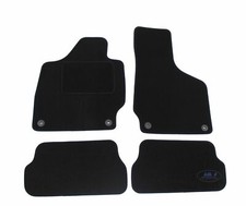 Tapis De Sol Velours Sur Mesure Pour Audi TT 8J 2006-2014 4-Pcs Fixation Ronde