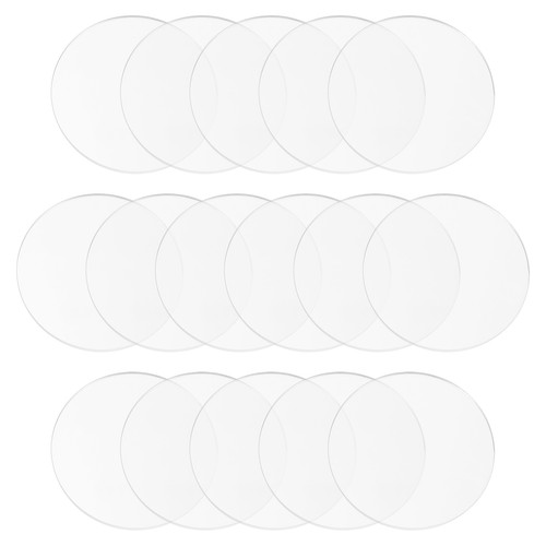 Plaques acryliques rondes - 16,