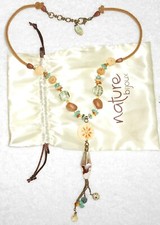 NATURE BIJOUX collier avec pendentif long TBE