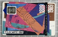 Télécarte Publique TÉLÉPHONE AU FIL DU TEMPS 1889 1989 SC5an 125 000 exemplaires