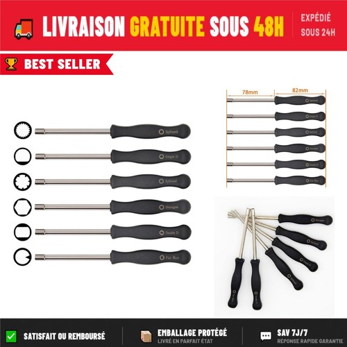 Jeu tournevis carburateur 6 - tournevis,