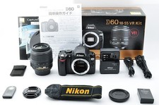 [Near Mint] Nikon D60 10.2MP Digital Camera SLR 18-55mm VR Kit Black JAPAN #55