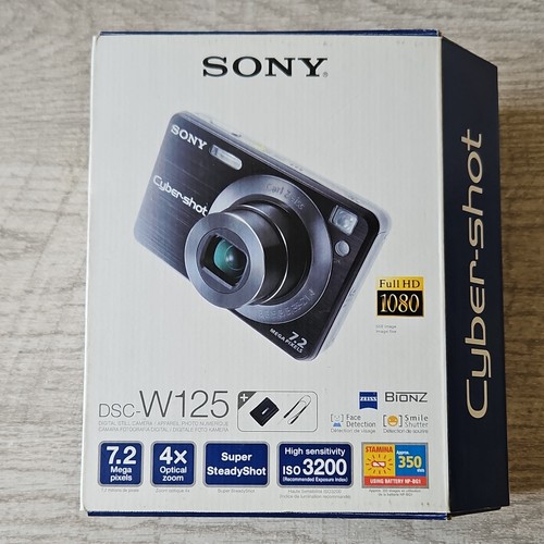 Sony cyber shot dsc - sony, noir